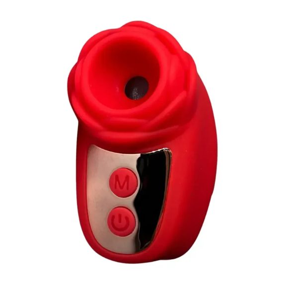 Вібростимулятор на палець Розочка Passion Play, 10 режимів вібрації та 3 інтенсивності, червоний Sex Aura