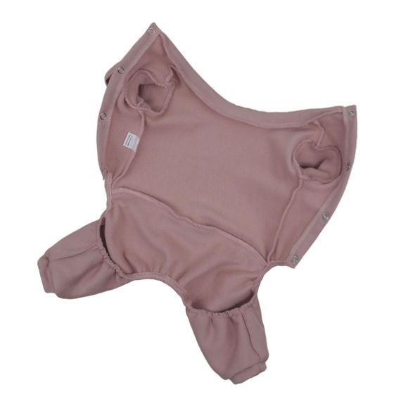 Костюм трьохнитка рюша пудра D-167 | Зображення 5