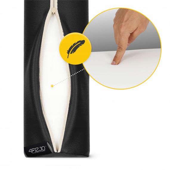 Валік для реабілітації та масажу 4FIZJO 30 x 10 см Black (P-5905973403009) | Зображення 3