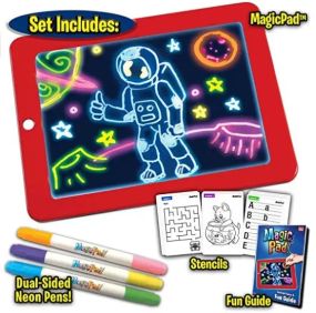 3D планшет для малювання Magic Pad світиться 8 кольорів
