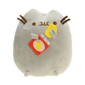 Плюшевая мягкая игрушка Кот Пушин с чипсами 15х15см Pusheen Cat