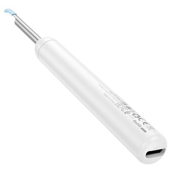 Отоскоп для чистки ушей з камерою Hoco HP65 Ears cleaning White | Зображення 3