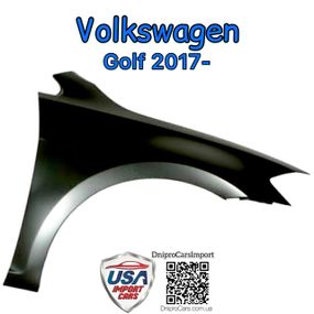Volkswagen Golf с 2017 правое переднее крыло, 5G0821106B