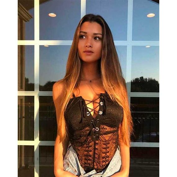 Эротическое боди с завязками черный - S/M | Зображення 3