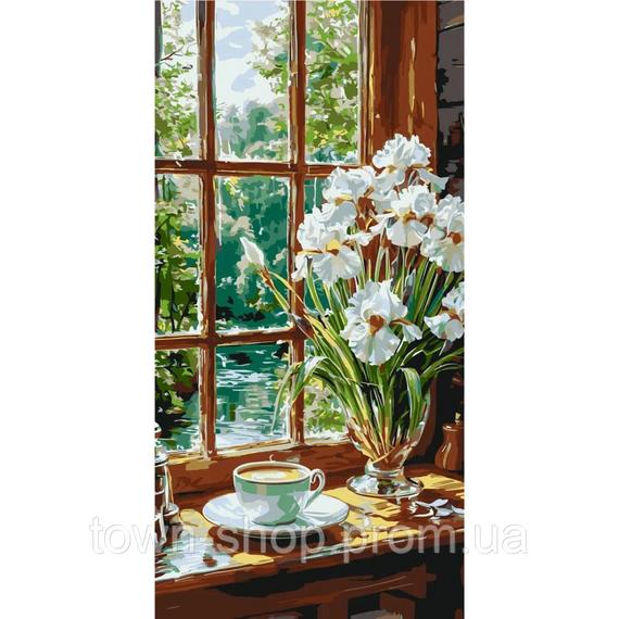 Картина по номерам "Кофейная гармония" LW5155, 40х80 см
