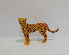 Животные дикие Q9899-297 Animal Model, 1 штука (6902299130168) Леопард Вид 2