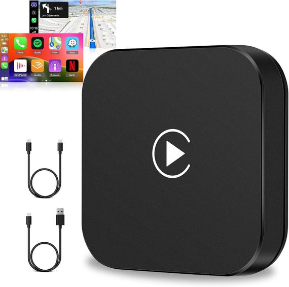 Беспроводной адаптер Carplay для iPhone iOS 10+ карплей конвертация проводного соединение авто Wi-Fi Bluetooth