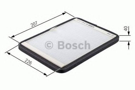 Фільтр салону MB M-CLASS вугільний (вир-во Bosch) BOSCH 1987432364 на MERCEDES-BENZ M-CLASS (W163)