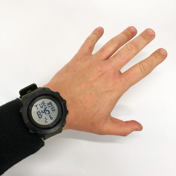 Армейский наручные часы с таймером SKMEI 1213AG, Цифровые часы для активного образа жизни MS-21 | Зображення 4