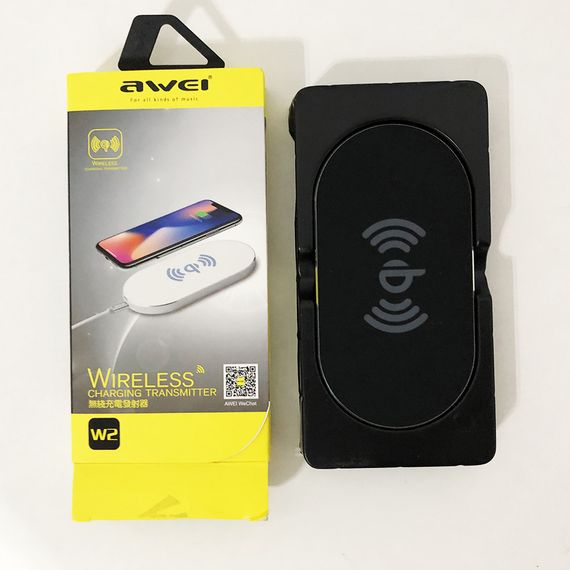 Беспроводная зарядка 30 вт Awei W2, Беспроводная зарядка для iphone, Беспроводная зарядка OI-135 для андроид | Зображення 1
