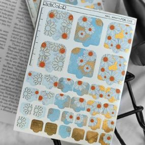 Плівка для дизайну нігтів RichColor 012 для педикюру (8.5x11.5см)