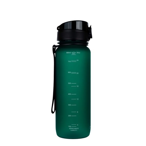 Пляшка для води UZSPACE 3053(Dark-Green) 800 мл, темно-зелена | Зображення 1
