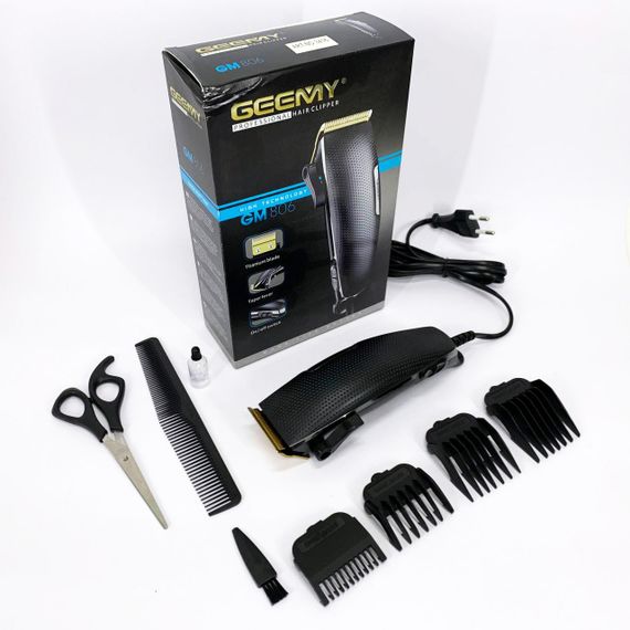 Электрическая аккумуляторная машинка для стрижки, Подстригательная машинка, Электромашинка для волос QC-31 | Зображення 5