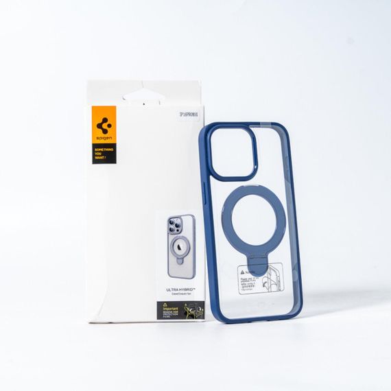 Чохол для смартфона Spigen AAA Magnetic Ring for Apple iPhone 15 Pro Max Blue