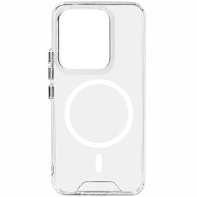 Чохол TPU Space Case with Magnetic Fit для Xiaomi Redmi Note 14 4G (Europe version) Прозорий