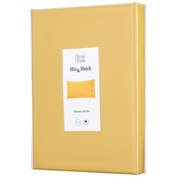 Наволочка Ardesto Mix&Match, 50х70см, 100% бавовна, сатин, жовтий (ART5070PCS) | Зображення 1