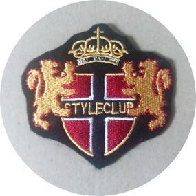 Нашивка на одежду Style Club 70*70 мм Чорний