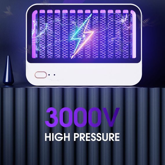 Ловушка для насекомых с UV подсветкой P8 with battery 1200 mAh White | Зображення 4