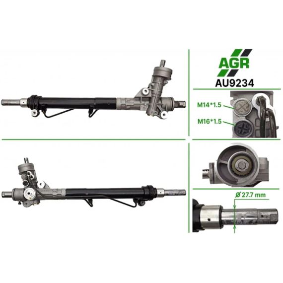 Рулевая рейка с ГУР новая AUDI A4 (8E2, B6) 00-04
