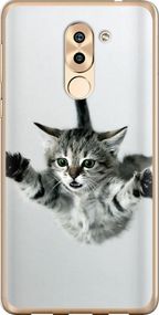Чехол на Huawei Mate 9 Lite Летящий котёнок "2322u-474-17620"