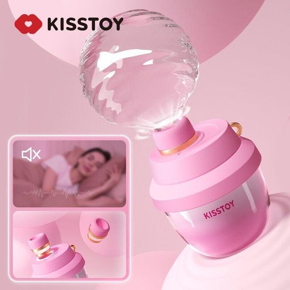 Вакуумный стимулятор-брелок KISSTOY Kiss Pods, 5 уровней интенсивности + Turbo-режим, 2 насадки sexstyle | Зображення 3