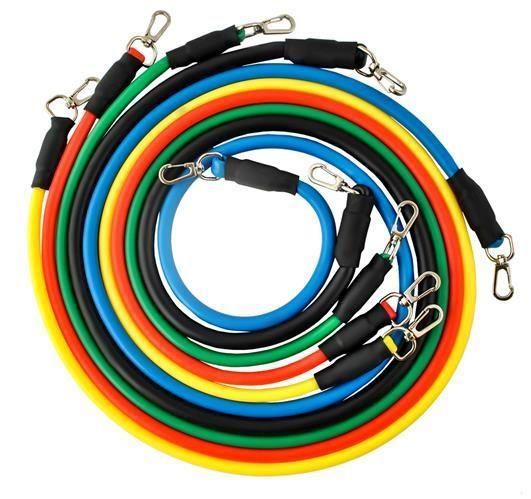 Спортивний набір: трубчасті еспандери з ручками та ременями 🏋️‍♀️🧘‍♂️ | Зображення 9