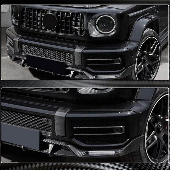 Карбоновые накладки на противотуманные фары (для G63 AMG) для Mercedes G сlass W463 2018-2024 гг | Зображення 3