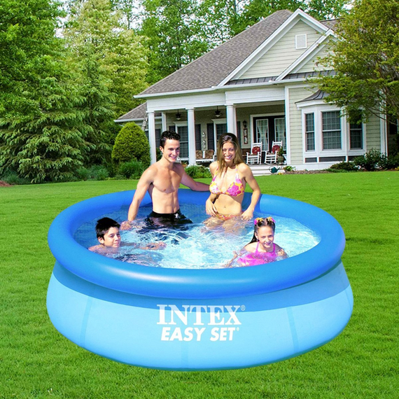 Надувной бескаркасный круглый бассейн Intex 28132 (366-76см, 5621 л, фильтр-насос 230V) | Зображення 2
