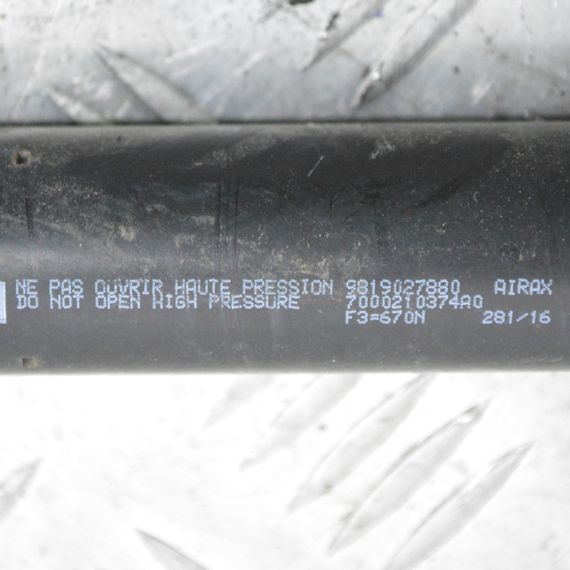 Телескоп задньої кришки багажника Peugeot Partner B9 Амортизатор кришки багажника Пежо Партнер Б9 9819027880 | Зображення 3