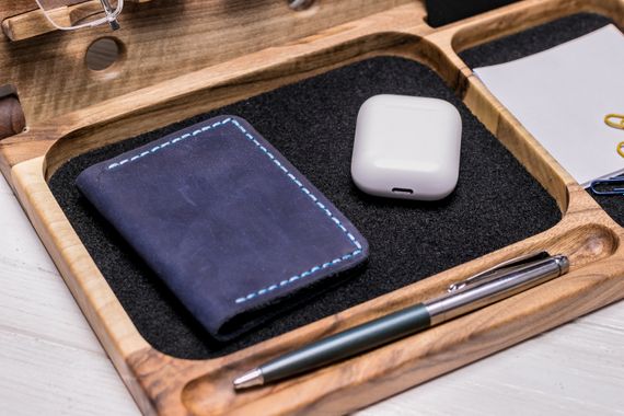 Органайзер для двох iPhone та годинника Apple «Double iBook iWatch» з гравіюванням | Зображення 5