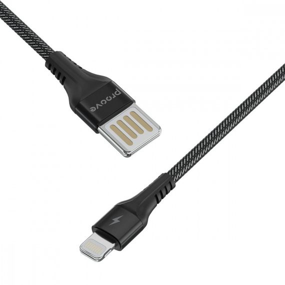 Кабель Proove Double Way Weft Lightning 2.4A (1m), Белый, 1.0 м | Зображення 6