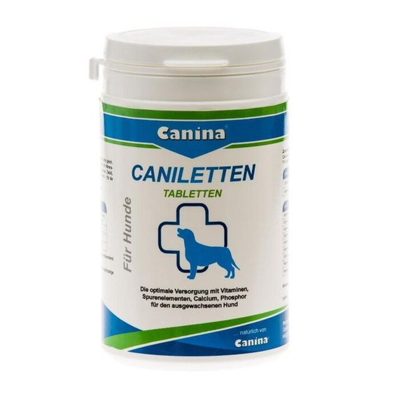Вітаміни Canina Caniletten з мінералами для дорослих собак 150 табл