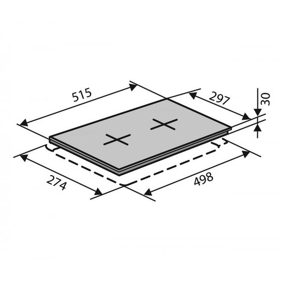 Газовая варочная панель Ventolux HG320 EE (WH) 2 | Зображення 3