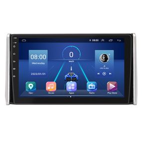 Штатна магнітола Lesko для Toyota RAV4 V (XA50) 2018-н.в. екран 10" 4/32Gb 4G Wi-Fi GPS Top