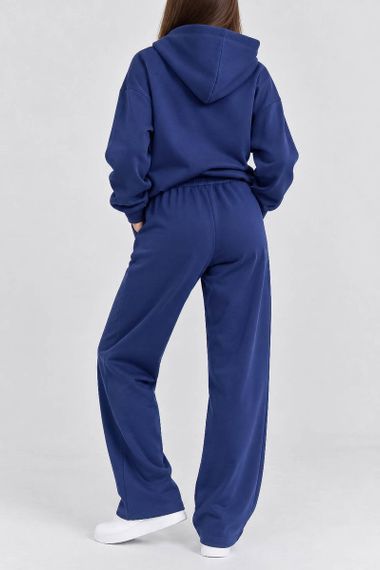 Спортивний костюм жіночий однотонний, колір синій, 244R1008-10 | Зображення 2