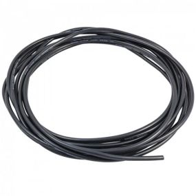 Провід силіконовий надм'який 10AWG 5.3 кв, чорний стійкий до високих температур