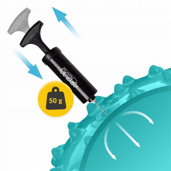 М'яч для пілатесу, йоги, реабілітації 4FIZJO 20 см (масажний) Mint (P-5905973406093) | Зображення 5