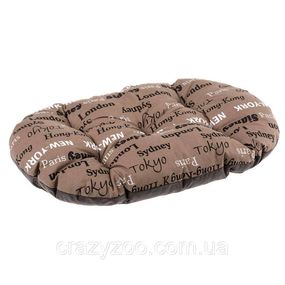 Подушка для собак та котів Ferplast Relax Cities 45/2 коричнева 43x30 см 82045076