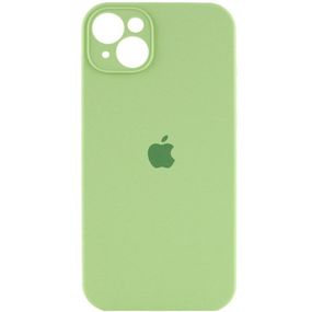 Чохол Silicone Case Full Camera Protective (AA) для Apple iPhone 15 Plus (6.7") М'ятний / Mint