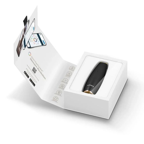 Микротоковая ручка для подтяжки кожи лица GESKE MicroCurrent Face-Lift Pen 6в1 white, Серый | Зображення 8
