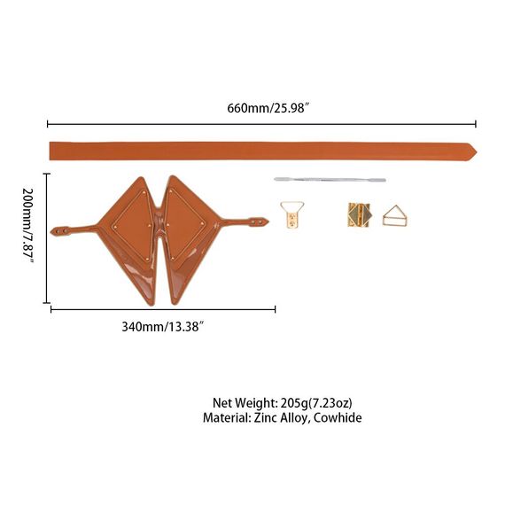 Маска на очі LOCKINK Vixen Blindfold Brown Set | Зображення 9