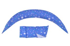 Подушка для беременных и для кормления Nuvita 10 в 1 DreamWizard Синяя NV7100Blue (NV7100BLUE)