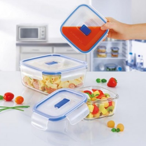 Контейнер для харчових продуктів 760мл квадратний скло P3551 Pure Box Active Luminarc | Зображення 2