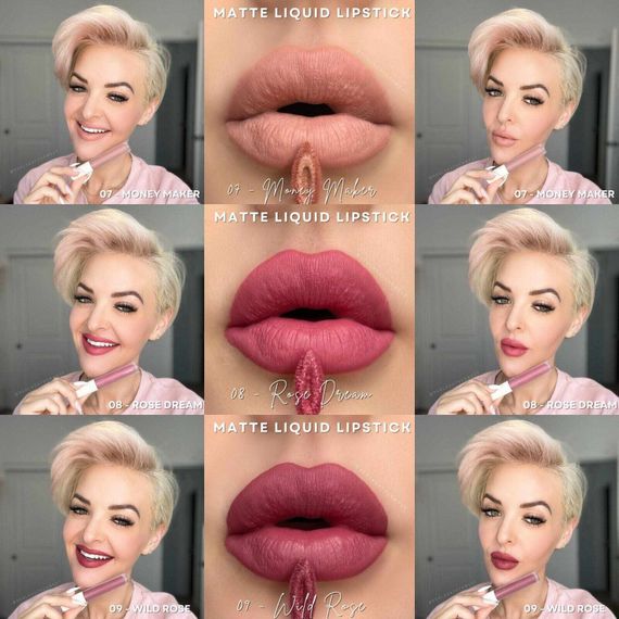 Рідка Матова Помада Farmasi 09 Wild Rose 4 г | Зображення 5
