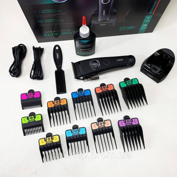 Акумуляторна універсальна машинка для стрижки VGR, Електромашинка для стрижки Машинка підстригання HA-28 | Зображення 5