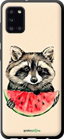 Чохол на Samsung Galaxy A31 A315F Єнотик з кавуном "4605b-1908-2448"