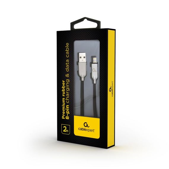 Кабель Cablexpert CC-USB2R-AMLM-2M, USB 2.0 А-папа/Lightning, 2.0 м. | Зображення 1