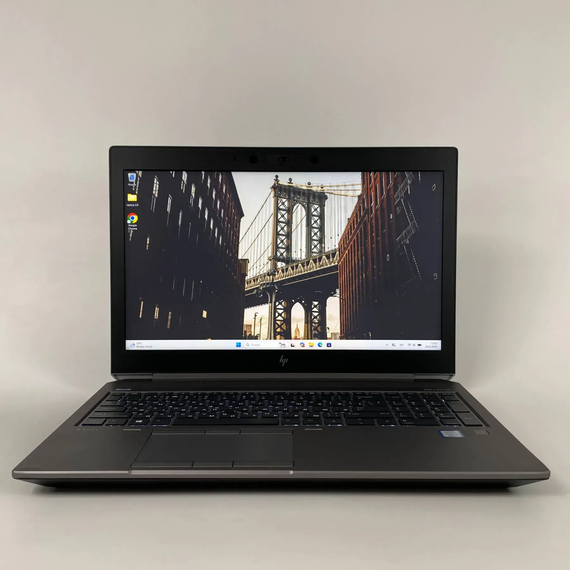Мобильная рабочая станция Б-класс HP zBook 15 G5 / 15.6" (1920x1080) IPS / Intel Core i7-8750H (6 (12) ядер по 2.2 - 4.1 GHz) / 16 GB DDR4 / 250 GB SSD / nVidia Quadro P2000, 4 GB GDDR5, 128-bit / WebCam / Fingerprint б/у + Подарок Беспроводная мышь / USB | Зображення 1