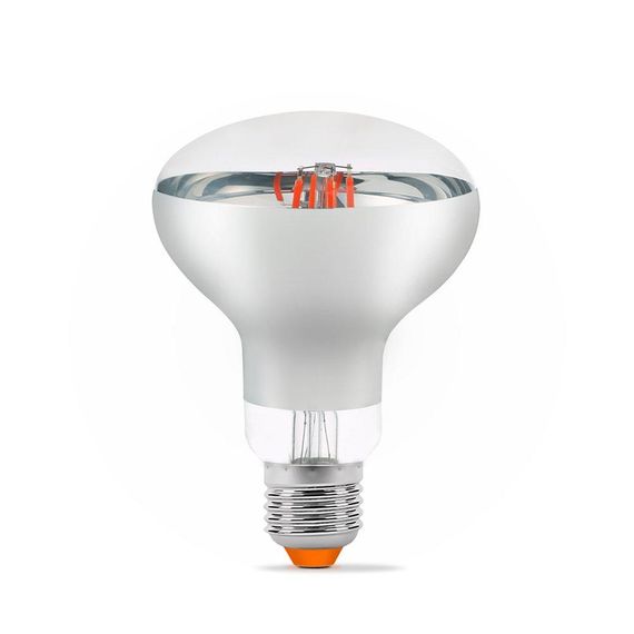 Світлодіодна лампа VIDEX Filament R80FF 09W E27 1200K | Зображення 1