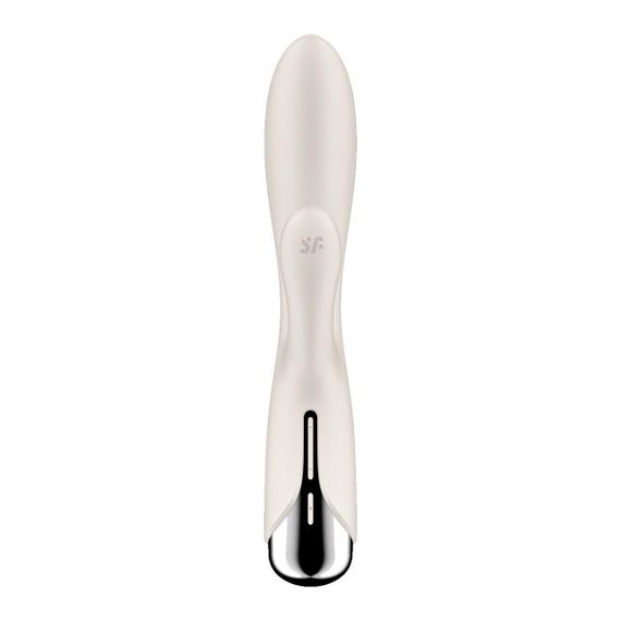 Вібратор-кролик з ротацією Satisfyer Spinning Rabbit 1 Beige, 3 мотори Sex Aura | Зображення 5